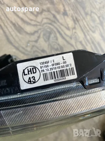 Ляв фар Toyota Verso. Тойота Версо. 09-13г. 81150-0F090., снимка 6 - Части - 49584019