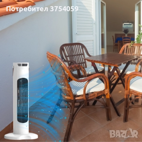 Вентилаторна печка 2-в-1 с керамичен нагревател, осцилация 60°, дистанционно и LED дисплей – 1500W, , снимка 3 - Отоплителни печки - 52348771