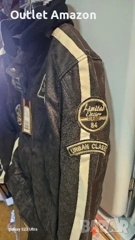 Urban Leather '58 GENTS' | Мъжко кожено мотоциклетно яке , снимка 5 - Аксесоари и консумативи - 47378334