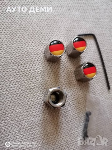 Качественни хром капачки за вентили винтили на гуми на кола автомобил джип ван бус велосипед, снимка 6 - Аксесоари и консумативи - 32841461