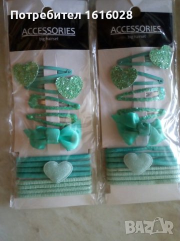 Нови комплекти от детски фиби и ластици., снимка 5 - Шноли, диадеми, ленти - 36620663