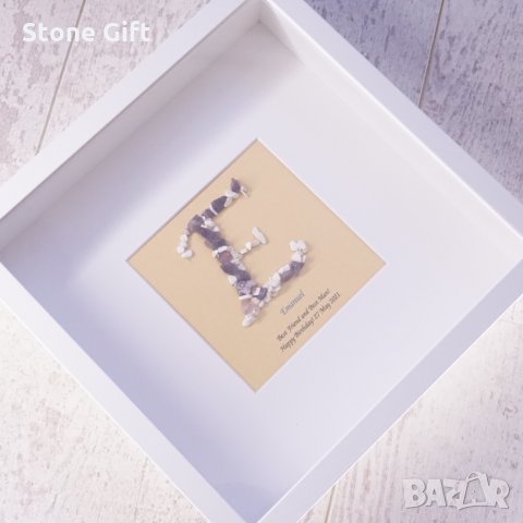 Рамка Аметист и Хаулит, Подарък за мъж, Подарък за приятел, Подарък за момче, Юбилей 50,Идея Годишна, снимка 4 - Други - 33215937