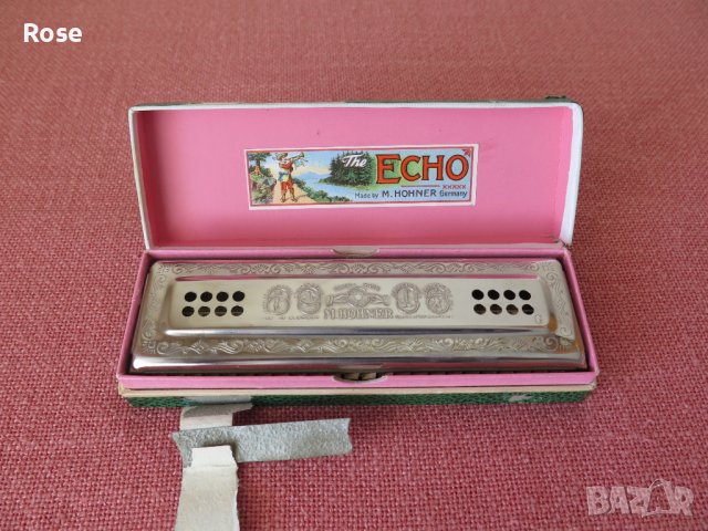 нова ,Vintage, Hohner, Echo,  хармоника, снимка 2 - Духови инструменти - 36798754