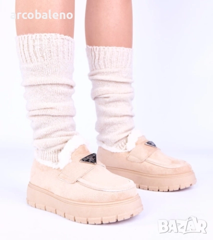 Дамски мокасини на платформа с подплата от Kirby, 5цвята , снимка 5 - Дамски ежедневни обувки - 52862344