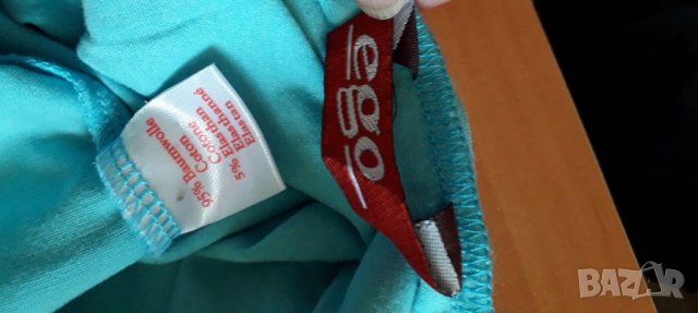 Дамска памучна блуза с къс ръкав, снимка 3 - Тениски - 28967667