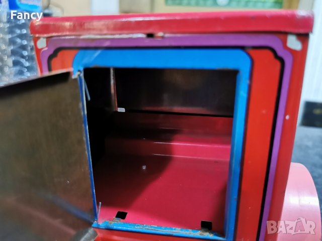 Стара ламаринена детска играчка с батерия, снимка 7 - Колекции - 43491646