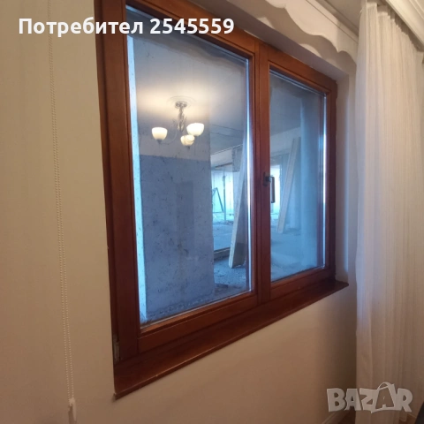 Дървена дограма със стъклопакет 130х150 см., снимка 3 - Декорация за дома - 53074823