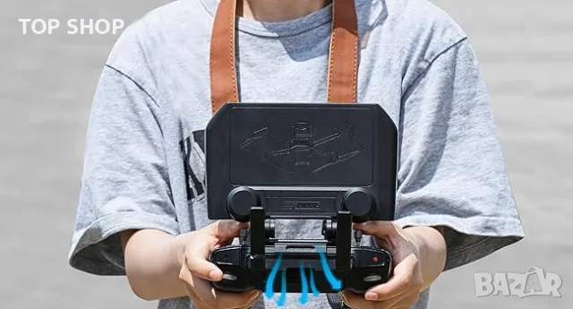 STARTRC 2в1 Сенник Джойстик Протектор за дистанционно управление DJI RC Pro/Защита на цял екран, снимка 5 - Дронове и аксесоари - 49308556