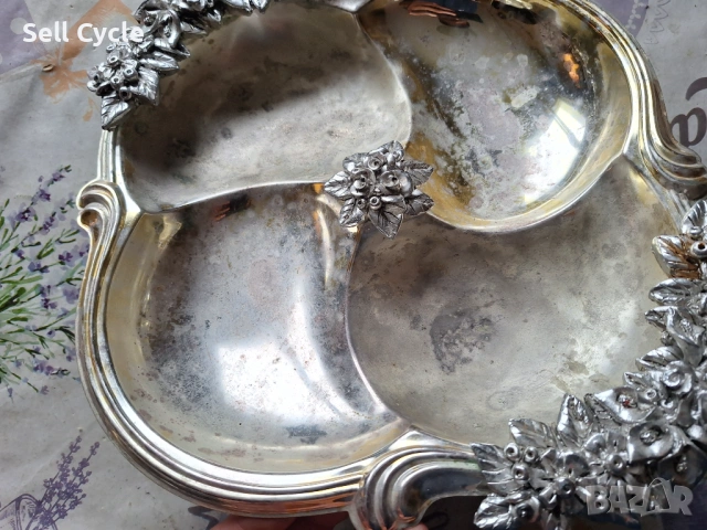 ✅ПОСРЕБРЕНИ СЪДОВЕ - ФРУКТИЕРИ❗, снимка 4 - Други ценни предмети - 53214811