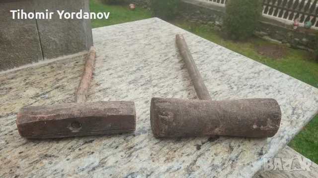 Стари дървени чукове.-2 броя., снимка 9 - Антикварни и старинни предмети - 48681087