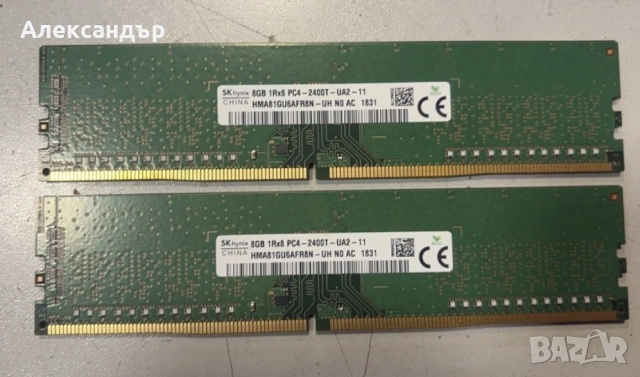 16GB (2x8GB) DDR4 SK-Hynix (PC4-2400T,CL-19,KIT)