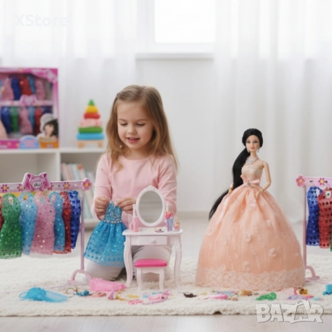 Голяма кукла с много рокли и аксесоари Beautiful Doll, снимка 2 - Кукли - 52508092