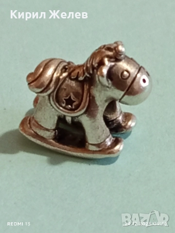 Сребърен талисман Люлеещо се конче Бруно еднорога на Pandora 50802, снимка 5 - Колиета, медальони, синджири - 52889776