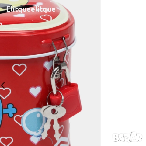 Детска метална касичка Let’s Go!, снимка 4 - Други - 52200256