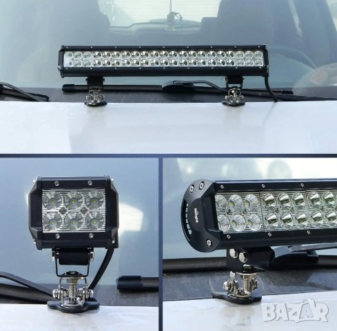 Продавам 2 x LED стойки за монтиране на работни светлини за автомобилен капак, снимка 2 - Аксесоари и консумативи - 43982794