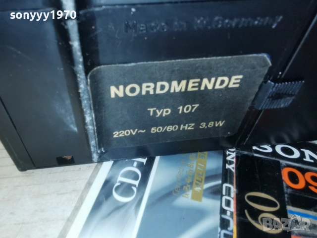 NORDMENDE TRANSITA EXPORT N TYP 107 ВНОС SWISS 0102262033, снимка 17 - Радиокасетофони, транзистори - 53307864