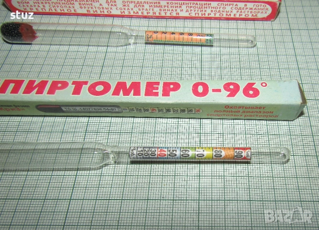 Спиртомер и виномер, руски, нови, снимка 3 - Други - 53432865