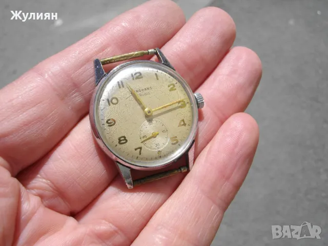 КОЛЕКЦИОНЕРСКИ ЧАСОВНИК JUNGHANS 16 RUBIS , снимка 2 - Антикварни и старинни предмети - 50106503