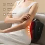USB Зареждаща се 3D масажна възглавница за месене с топлина, снимка 2