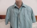 Мъжка риза с къс ръкав от лен Lands' End, снимка 1 - Ризи - 26295672