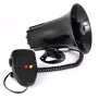 Сирена полицейска с мегафон и микрофон, 3 мелодии - 12V/50W, снимка 2