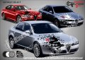 Alfa Romeo Алфа Ромео стикери надписи лепенки фолио преден капак SK-AL1, снимка 1 - Аксесоари и консумативи - 26567306