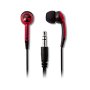 iFrogz EarPollution Plugz кабелни слушалки 3,5 мм - червени (EPD33-RED), снимка 2