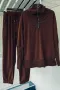 Красив анцуг/ комплект кежуал цвят кафе, снимка 10