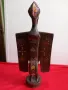 19Век Дървена Скулптура СЕНУФО , Птица Носорог, Кот д'Ивоар, снимка 4