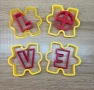LOVE резци за сладки , снимка 2