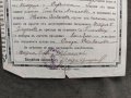 Продавам антикварно Свидетелство за Свето кръщение Житуша ,Радомирско, снимка 2