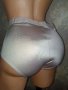 Dyanne M,L-Перфектни сатенени бикини в телесен цвят с иви от тюл, снимка 2