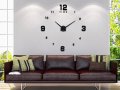 Стенен 3д часовник голям безшумен, снимка 2