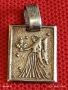 Сребърен медальон с зодиакален знак ДЕВА Virgo много красив нежно Арт бижу 52683, снимка 6