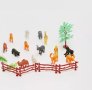 12 бр малки зоо диви джунгла сафари животни пластмасови фигурки играчки за игра и украса торта, снимка 2