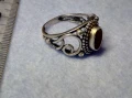 Стар АЖУРЕН РЕТРО АРТ ПОСРЕБРЕН БРОНЗОВ ПРЪСТЕН с ГНЕЗДО За ИНКРУСТИРАНЕ на СКЪПОЦЕНЕН КАМЪК 47674, снимка 6