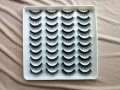 3D изкуствени мигли 20 чифта в кутия + пинсета и четка код YP208, снимка 1