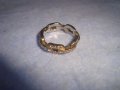 ПОЗЛАТЕН НЕЖЕН КРИСТАЛЕН ФЕШЪН АРТ ПРЪСТЕН 27774, снимка 9