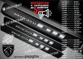 ПРАГОВЕ карбон PEUGEOT GTI фолио стикери pepgtia, снимка 1