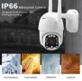 Hawk Eye X12 12LED WiFi IP 2MP Камера PTZ Сензор за движение Аларма Нощно виждане YCC365 Plus APP, снимка 3