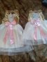 Рокля със паиети и розова панделка за 1г,2-3г, снимка 6