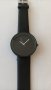 Стилен мъжки часовник - черен циферблат кварц., снимка 1