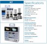 Комплект LED крушки за фарове H7 Philips, снимка 4