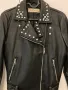Черно еко кожа яке, снимка 1