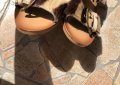 Дамски сандали естествена кожа с естествен косъм Unmade, снимка 6