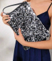 Сребърна или черна вечерна дамска чанта за рък, снимка 1 - Чанти - 44905720