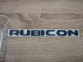 черен надпис емблема Jeep Rubicon, снимка 6