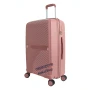 Куфар на колелца-36x21x55.5 см./розов куфар на колелца, снимка 2