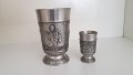 Чаши автентични SKS ZINN 95% , снимка 1 - Антикварни и старинни предмети - 39135405