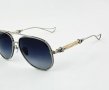 Мъжки луксозни слънчеви очила Chrome Hearts FCM WH, снимка 1 - Слънчеви и диоптрични очила - 37242213